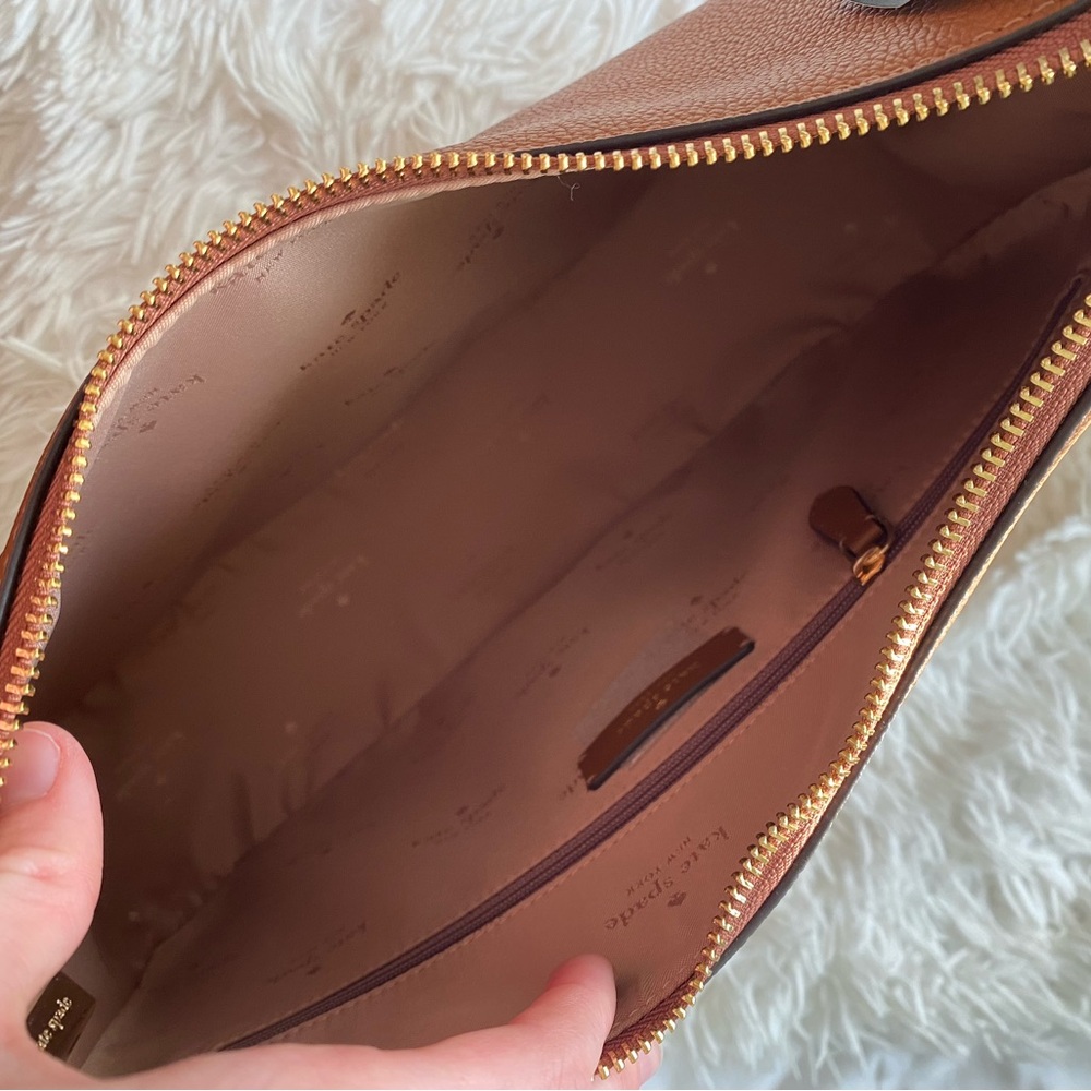 Kate Spade Kayla Large Shoulder Bag Brown - Picture 9 of 12